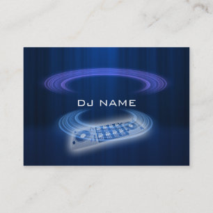 dj slösar visitkort