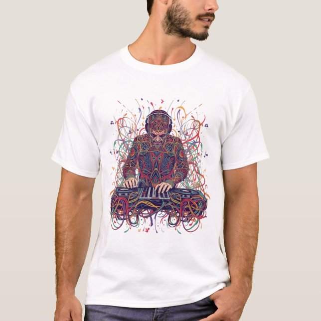 DJ Soundwave Tapet T-Shirt (Framsida)