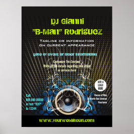 DJ Speaker Rays-kampanj Poster