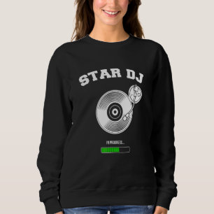 Dj Star Deejay Vinyl Turntable Headphone Party Di T Shirt