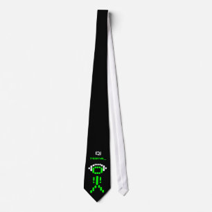 Dj-stick figur med headphonen slips