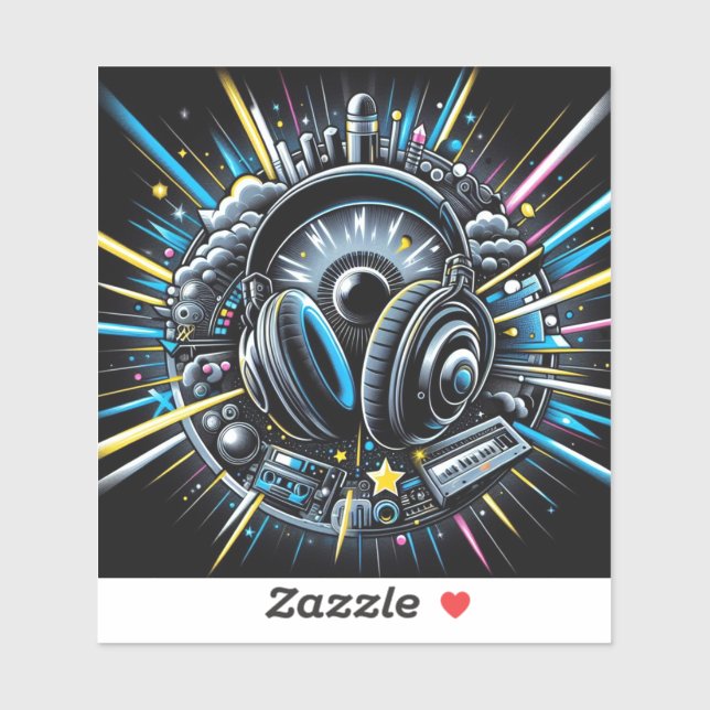 DJ Sticker Klistermärken (Ark)