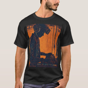 "DJ Stil Graphic T-Shirt - Perfekt för Music Kärle