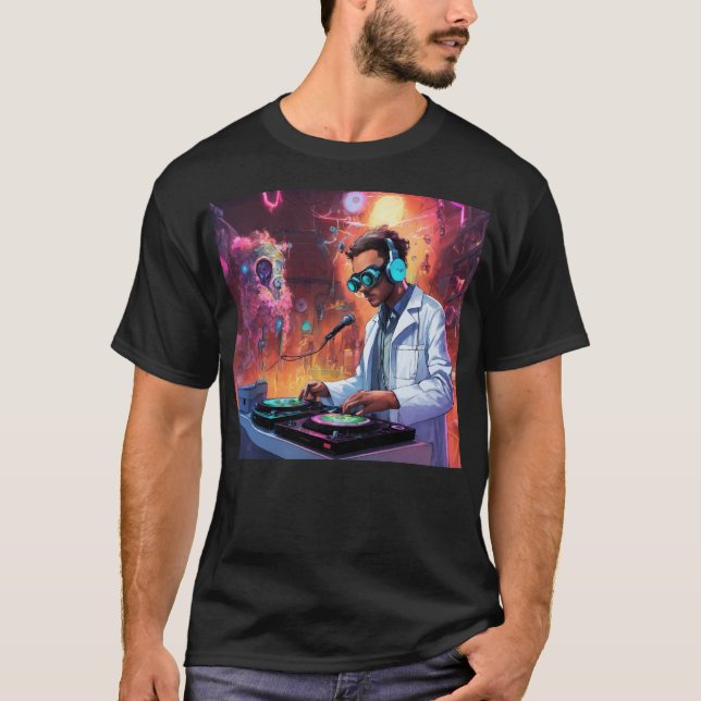 DJ stil tshirt T Shirt (Framsida)