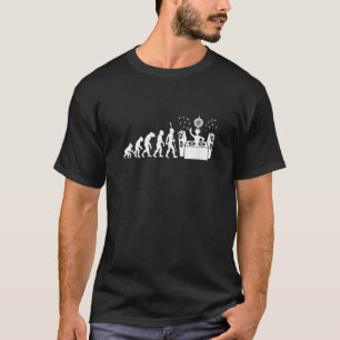 DJ-svarv Disco-musik 80-talet Deejay Disk Jockey E T Shirt