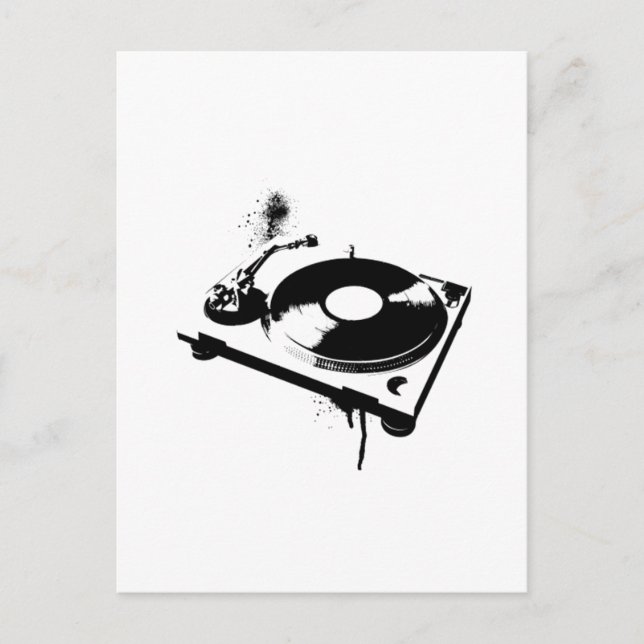 DJ-svarv Vykort (Framsida)