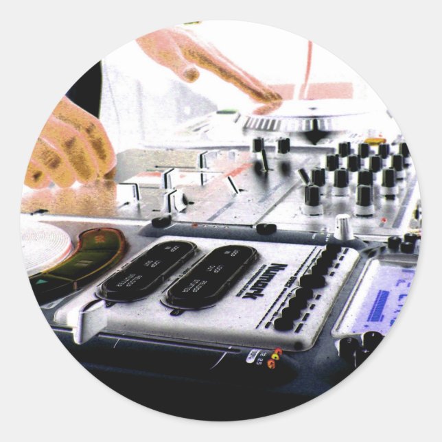 DJ SYSTEM RUNT KLISTERMÄRKE (Framsida)