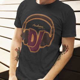 DJ-T för personlig coola T-shirt
