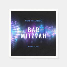 DJ Techno Dance Party Pub Mitzvah Pappersservett