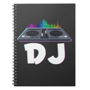 DJ Techno Music Producer Electro Musician Anteckningsbok