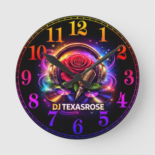 DJ TEXASROSE 2 RUND KLOCKA (Framsida)