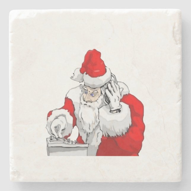 DJ Tomte blandar julfestspåret Stenunderlägg (Framsidan)