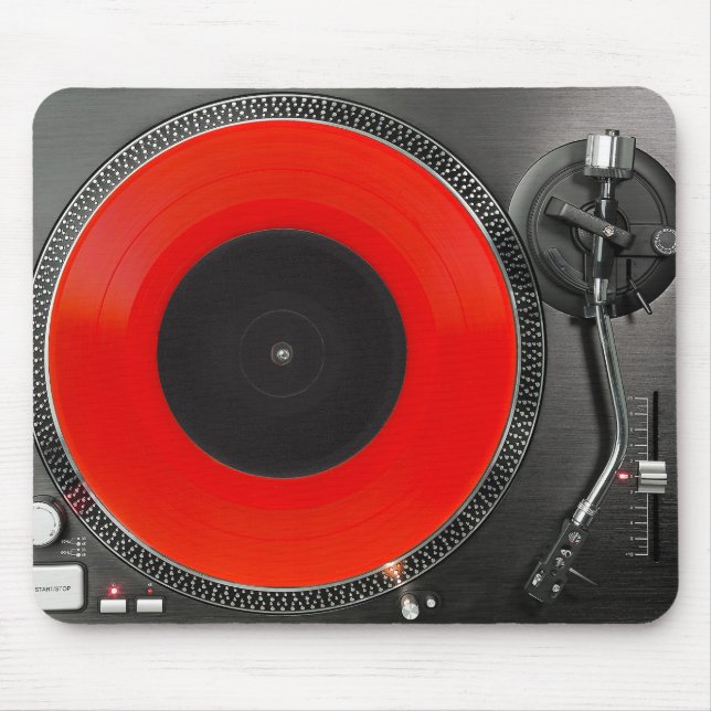 Dj Turn table Mousepad Musmatta (Framsidan)