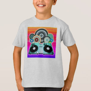 DJ Turnable Circles T-shirt