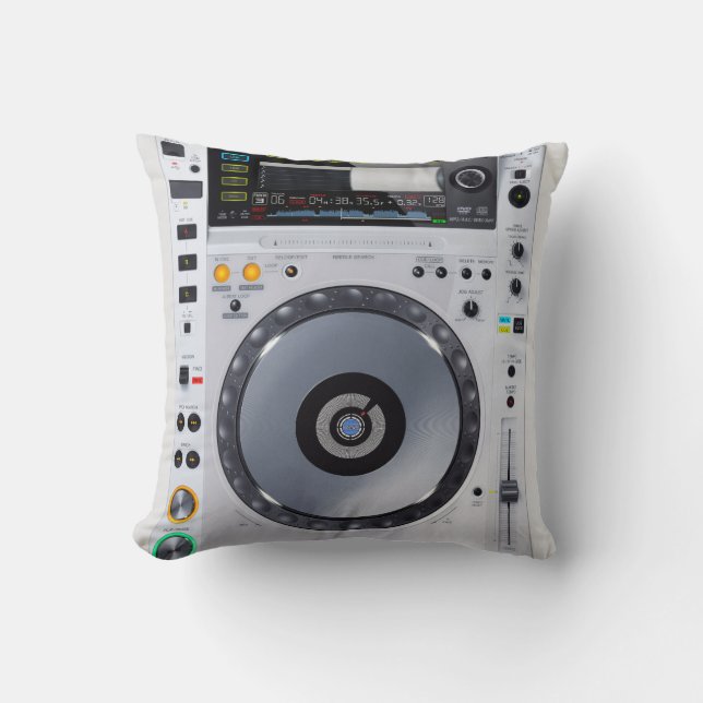 DJ Turnable Pillow Kudde (Framsida)