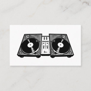 DJ Turnables Visitkort