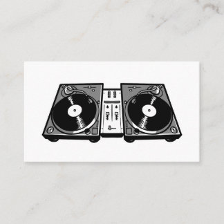 DJ Turnables Visitkort