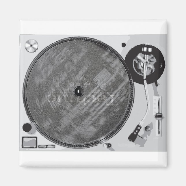 DJ Turntable Magnet (Framsidan)