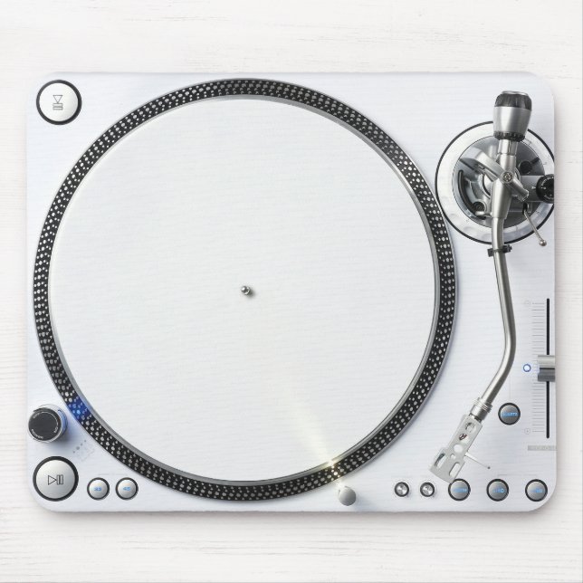 Dj-turntable Mousepad Musmatta (Framsidan)