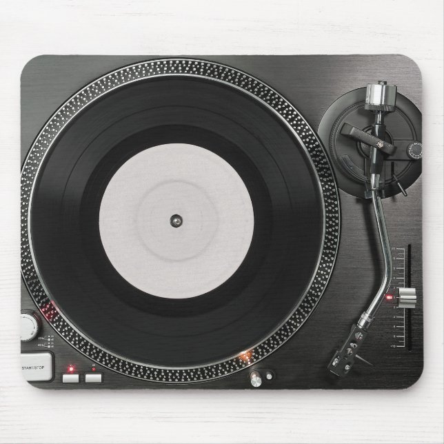 Dj-turntable Mousepad Musmatta (Framsidan)