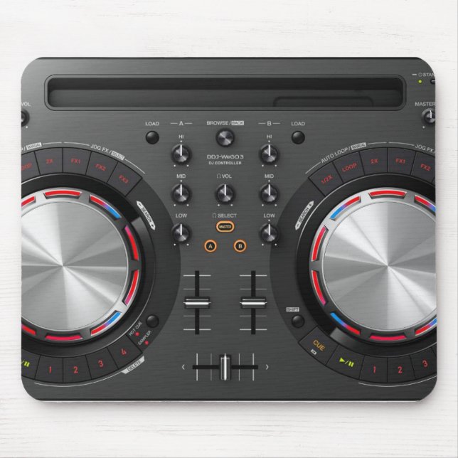 Dj-Turntable Mousepad Musmatta (Framsidan)