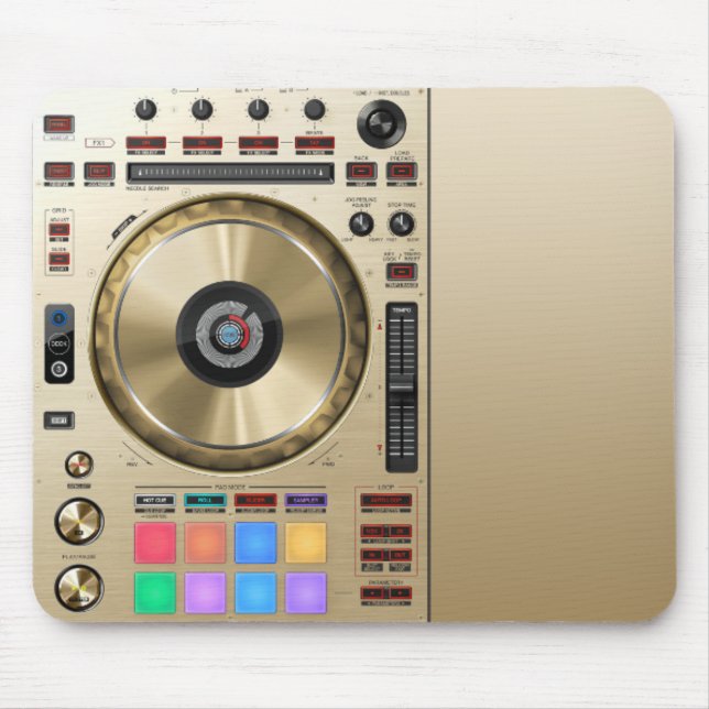 DJ Turntable Mousepad Musmatta (Framsidan)