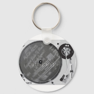 Dj-Turntable Nyckelring