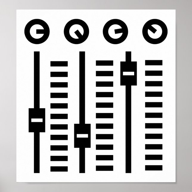 DJ Turntable Poster (Framsidan)