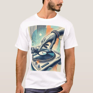 DJ Turntable T-Shirt Design