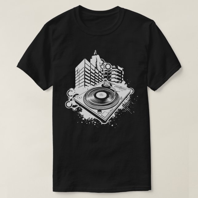 Dj-Turntable Tee (Design framsida)