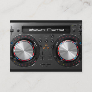 Dj-turntablevisitkort Visitkort