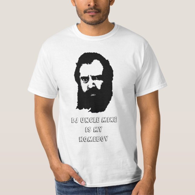 DJ-UNCLE MIKROFON VARA MY HOMEBOY TRÖJA (Framsida)