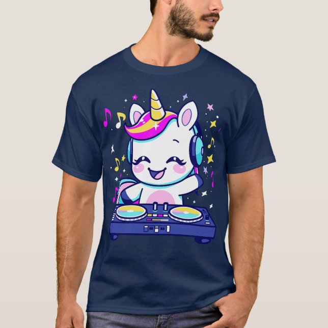 DJ Unicorn T Shirt (Framsida)
