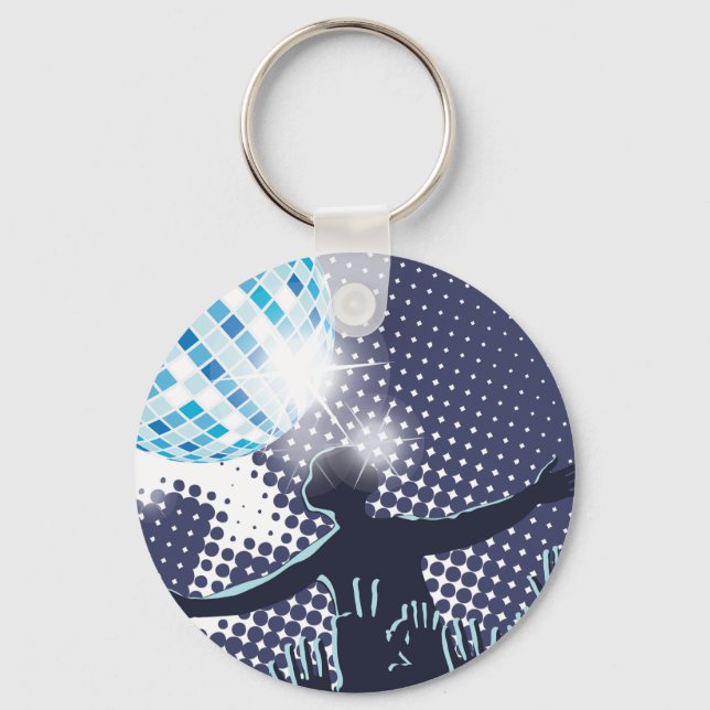 DJ Utför nyckelkedja Nyckelring (Framsida)