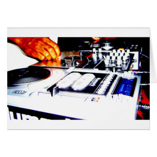 DJ-utrustning (CD) Hälsningskort