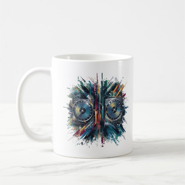 Dj-utskrift Kaffemugg (Vänster)