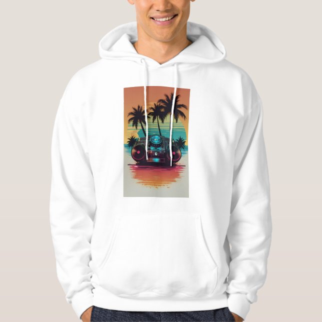 🎧 DJ Vibes Hoodie – Festläge PÅ 🔥 (Framsida)
