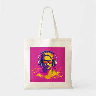 DJ Vibes Typography Tygkasse