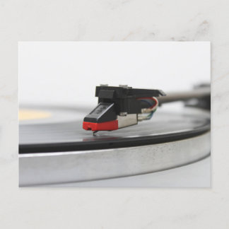 DJ Vinyl Vintage Vykort