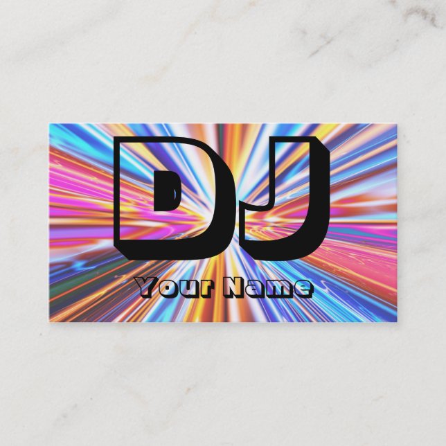 DJ VISITKORT (Framsida)