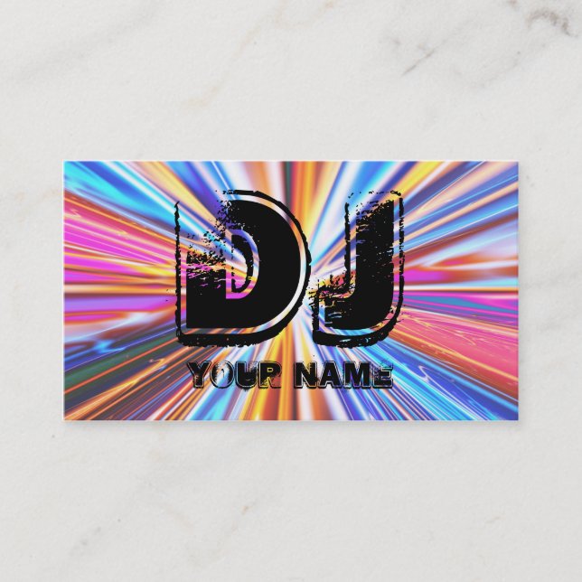 DJ VISITKORT (Framsida)