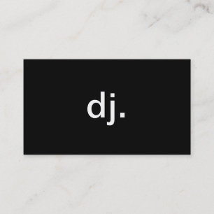 DJ VISITKORT