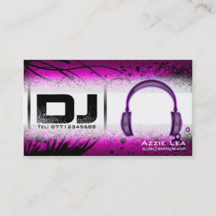 Dj-visitkort - anpassade visitkort