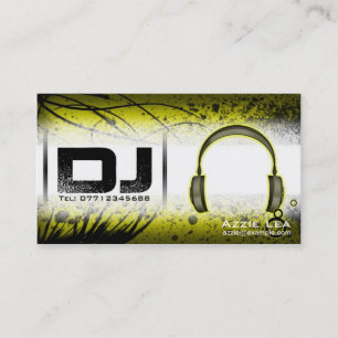 Dj-visitkort - anpassade visitkort