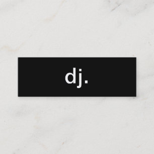 Dj-visitkort Mini Visitkort