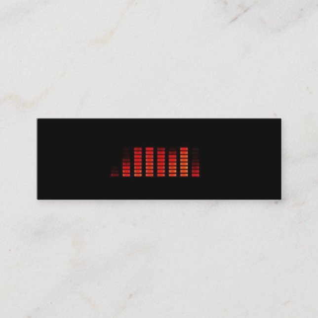 Dj-visitkort Mini Visitkort (Framsida)