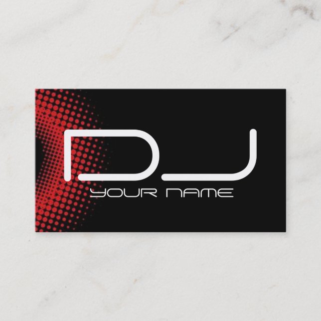 Dj-visitkort Visitkort (Framsida)