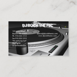 Dj-visitkort Visitkort