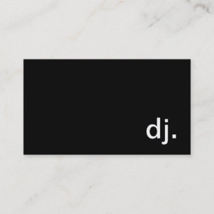 Dj-visitkort Visitkort