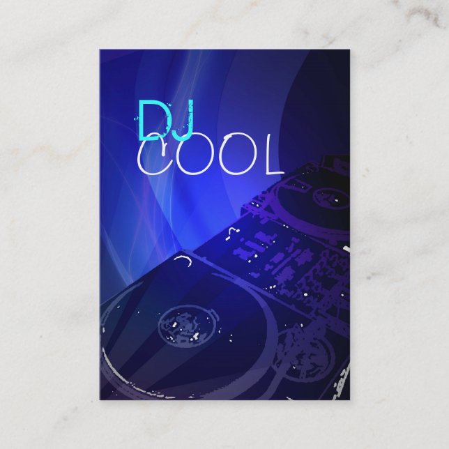 Dj-visitkortar Visitkort (Framsida)